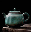 PINNY 150ML Ceramic Turquoise Glaze Teapot Japanese Style Kung Fu Tea Service Retro Pigmented Tea Pot - China Tea Store