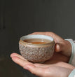 PINNY Japanese Style Crude Pottery Master Cup Hand Made Ceramic Tea Bowl Retro Heat Resistant Teacups Natural Ore - China Tea Store