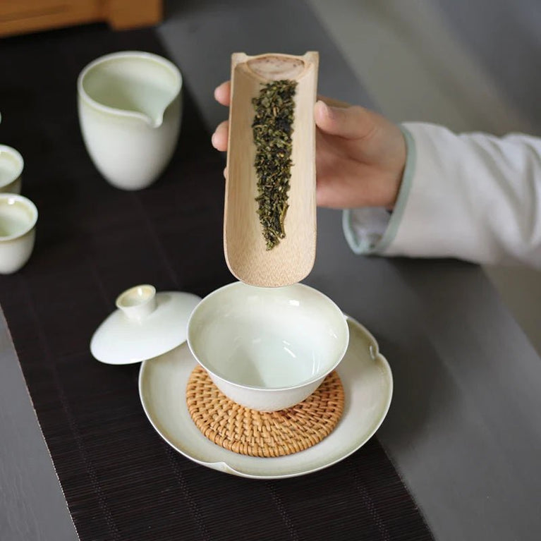 PINNY Plant Ash Glaze Gaiwan Chinese Kung Fu Tea Tureen Pigmented Tea Service Tea Ceremony Accessories Ceramic Drinkware - China Tea Store