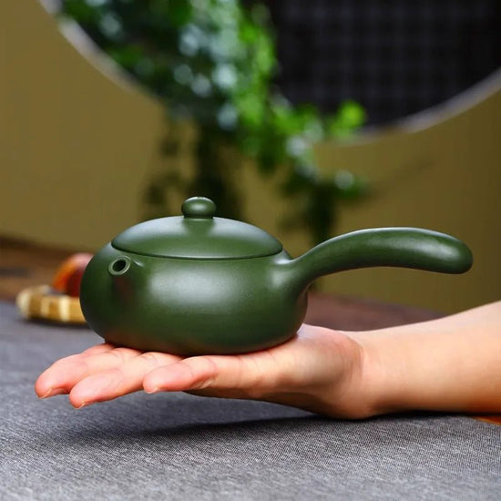 Portable Travel Tea Set 240ml Chinese Yixing Green Purple Clay Teapot Tea Pot Zisha Section Mud Kettle Customized Tea Set Gifts - China Tea Store