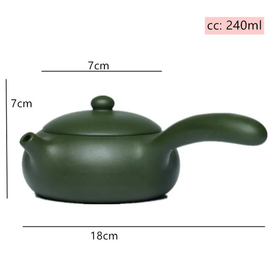 Portable Travel Tea Set 240ml Chinese Yixing Green Purple Clay Teapot Tea Pot Zisha Section Mud Kettle Customized Tea Set Gifts - China Tea Store