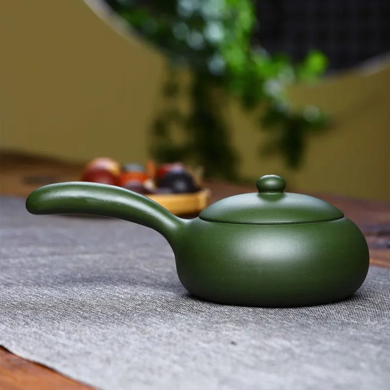 Portable Travel Tea Set 240ml Chinese Yixing Green Purple Clay Teapot Tea Pot Zisha Section Mud Kettle Customized Tea Set Gifts - China Tea Store