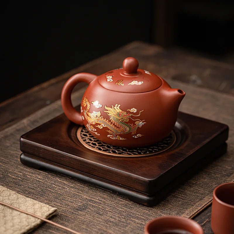 Purple Clay Color - changing Teapot Heat Color - changing Xishi Pot Kung Fu Tea Set Color - changing Teacups - China Tea Store