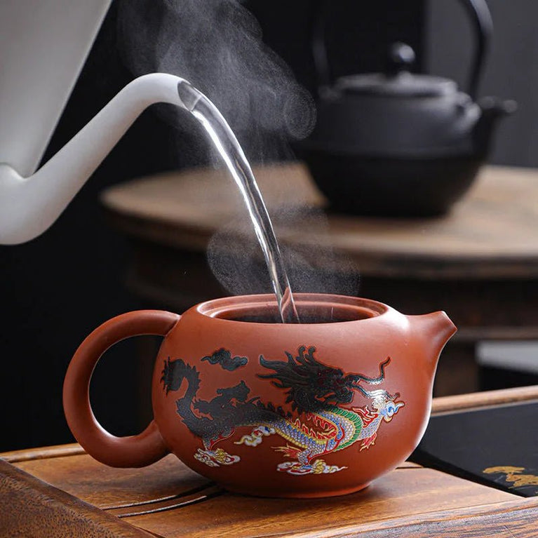 Purple Clay Color - changing Teapot Heat Color - changing Xishi Pot Kung Fu Tea Set Color - changing Teacups - China Tea Store