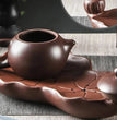 Purple clay kungfu tea set Chinese household simple dry brewing table water storage tea tray tea table tea sea pot bearing - China Tea Store