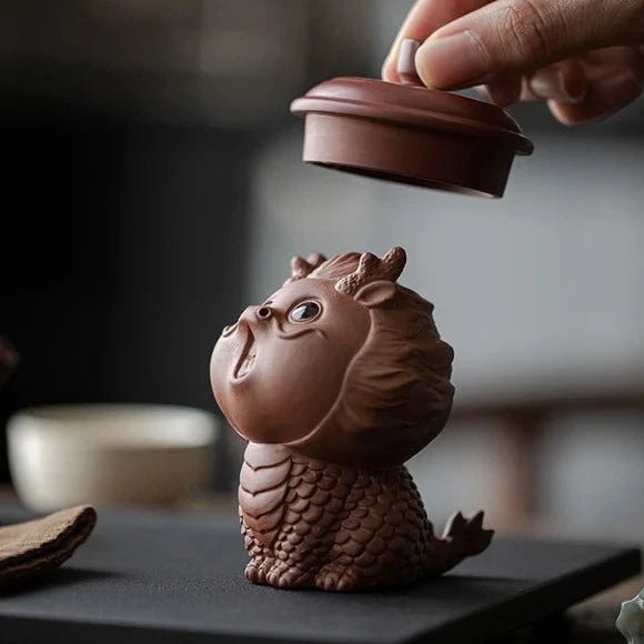 Purple Clay Tea Pet Fortune God Beast 12 Zodiac Dragon Decoration Cute Mascot Tea Table Decoration Tea Play - China Tea Store