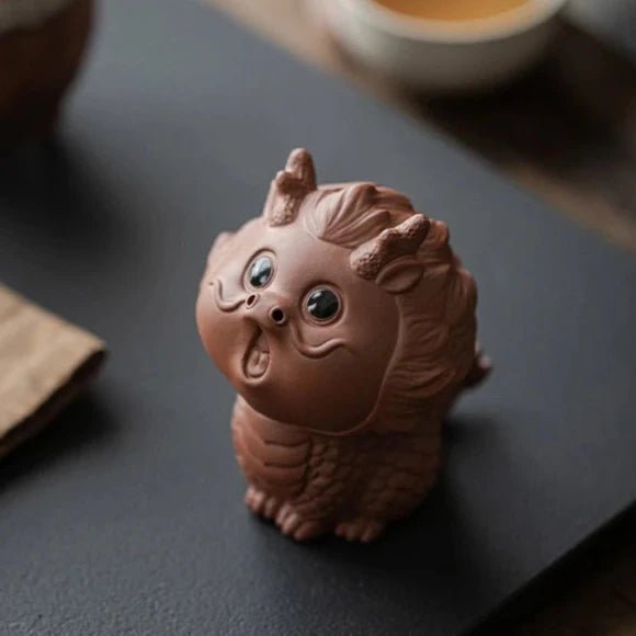 Purple Clay Tea Pet Fortune God Beast 12 Zodiac Dragon Decoration Cute Mascot Tea Table Decoration Tea Play - China Tea Store