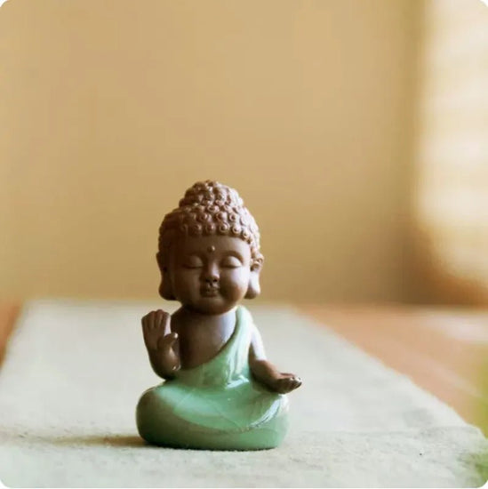 Purple Clay Zen Little Monk Tea Pet Ornament Creative Home Decoration Office Desktop Decor Crafts Buddha Statue Tea Accessories - China Tea Store