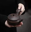 Purple Pottery Side Handle Pot Ceramic Kung Fu Teapot Single Teapot Pu'er Tea Making Device Tea Sets Chinese Tea Pot - China Tea Store