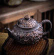 Purple Pottery Teapot Hand Carving Ceramic Drink Pot Kettle Pot Kung Fu Tea Set Pure Teapot Teapot for Tea Puer Tea - China Tea Store