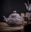 Purple Pottery Teapot Hand Carving Ceramic Drink Pot Kettle Pot Kung Fu Tea Set Pure Teapot Teapot for Tea Puer Tea - China Tea Store