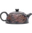 Purple pottery teapot Household ceramic purple clay pot Ceramic single pot kung fu tea set carved relief purple pottery pot - China Tea Store