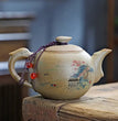 Purply Clay Tea Pot Set Chinese Ying Xing Pottery Tea Set Retro Teaware Teapots Kung Fu Kettle Handmade - China Tea Store