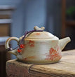 Purply Clay Tea Pot Set Chinese Ying Xing Pottery Tea Set Retro Teaware Teapots Kung Fu Kettle Handmade - China Tea Store