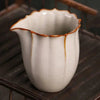 Retro Ru Kiln Ceramic Fair Cup Open Piece Can Raise Tea Pitcher Ice Cracked Justice Cup Tea Set Divider Tea Ceremony Accessories