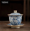 Retro Ru Kiln Tea Tureen Ceramic Sancai Cover Bowl Tea Maker Gaiwan Can Raise Kung Fu Teaware - China Tea Store