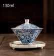 Retro Ru Kiln Tea Tureen Ceramic Sancai Cover Bowl Tea Maker Gaiwan Can Raise Kung Fu Teaware - China Tea Store