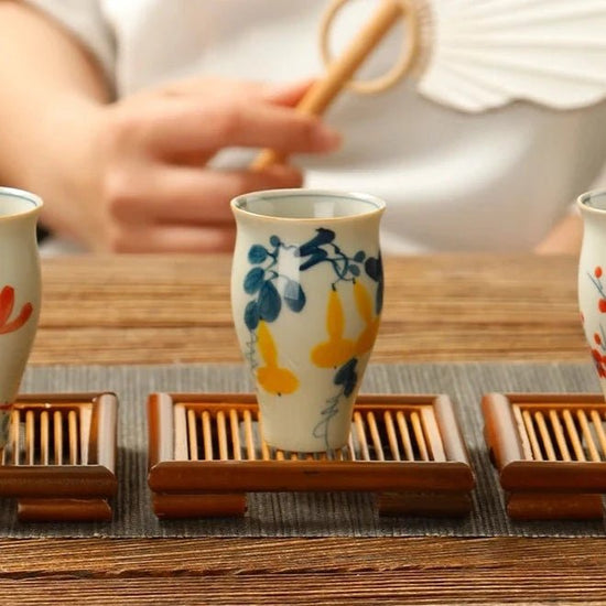 Sample tea cup ceramic small tea cup set Japanese household single host cup smell cup tea set - China Tea Store