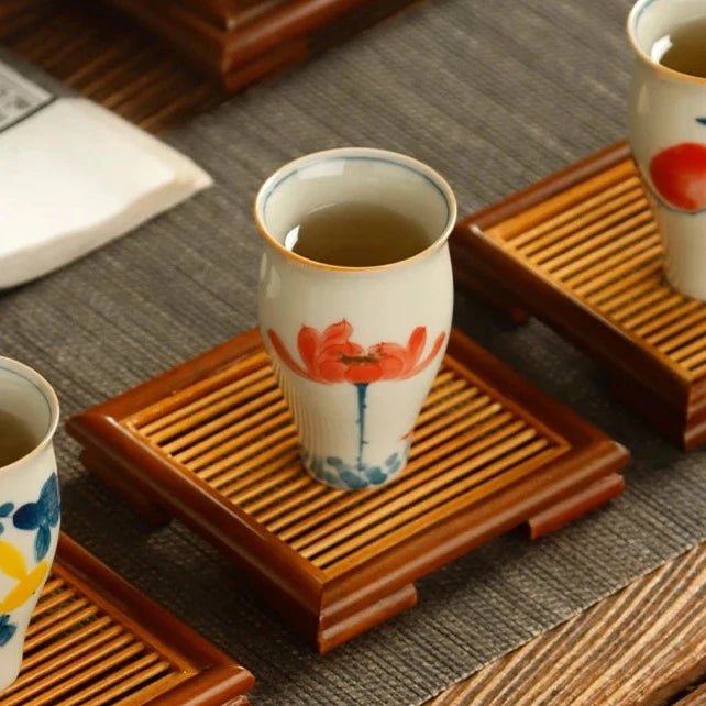 Sample tea cup ceramic small tea cup set Japanese household single host cup smell cup tea set - China Tea Store