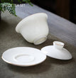 Suet Jade White Porcelain Gaiwan Teacup Handmade Ceramic Tea Tureen Home Teaware Drinkware Travel Cup Chinese Tea Ceremony - China Tea Store