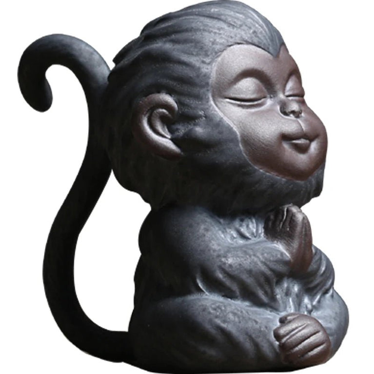 TANGPIN Ceramic Tea Pets Monkey Cute Porcelain Teapets Kung Fu Tea Accessories - China Tea Store