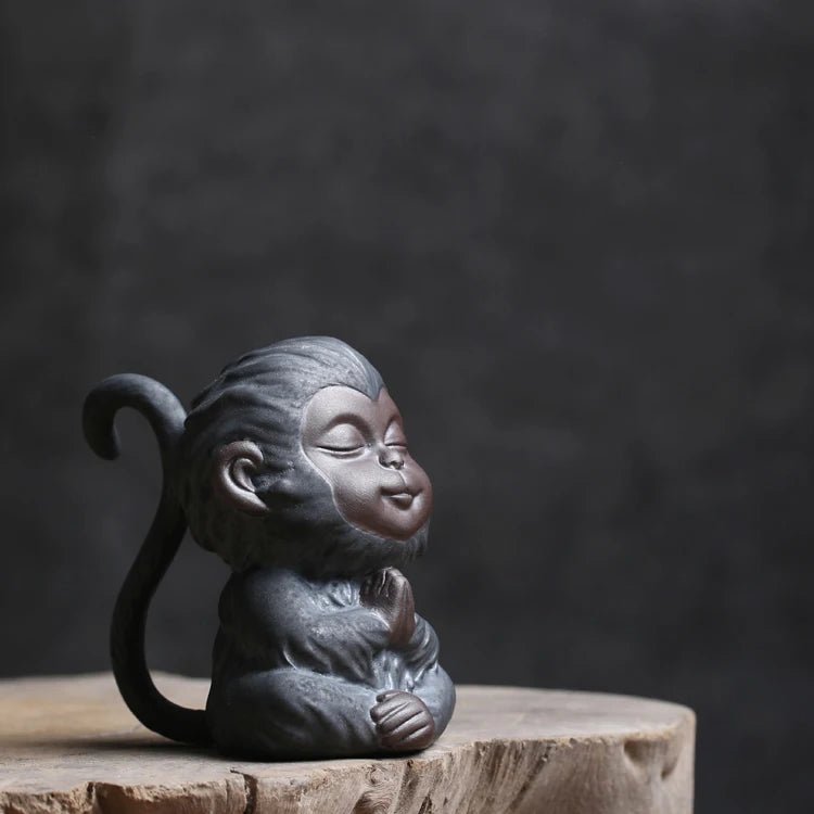 TANGPIN Ceramic Tea Pets Monkey Cute Porcelain Teapets Kung Fu Tea Accessories - China Tea Store