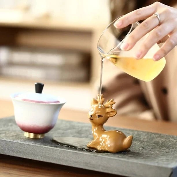 TANGPIN - Purple Clay Teapets, Lovely Deer Zisha Tea Pet - China Tea Store