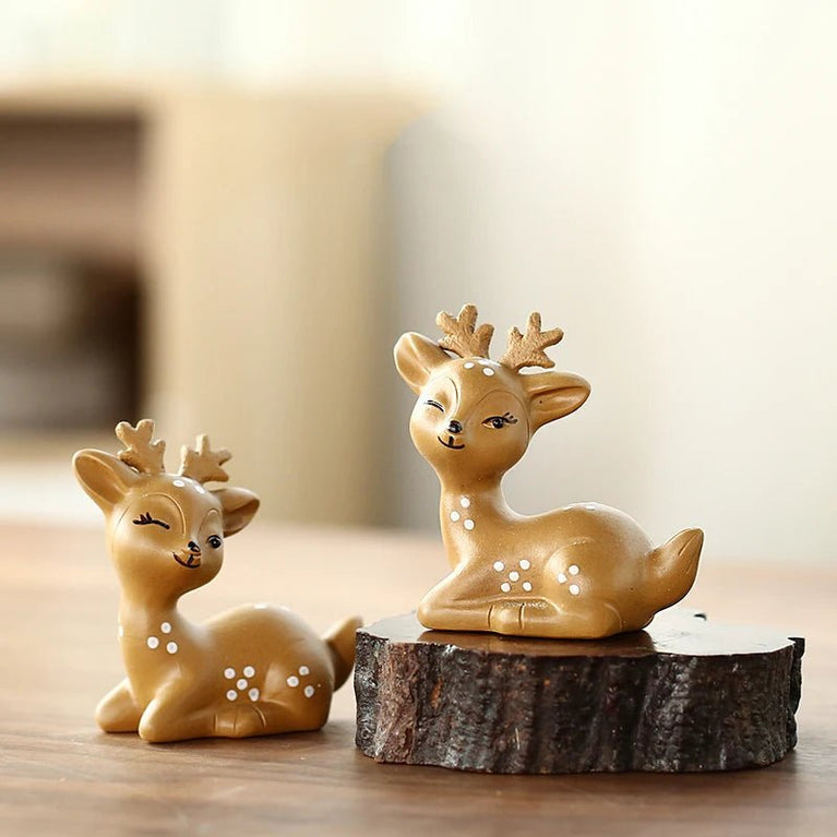 TANGPIN - Purple Clay Teapets, Lovely Deer Zisha Tea Pet - China Tea Store