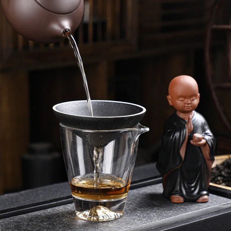 Tea Pet Little Monk Statue With Strainer Filter Hat Tea Set Accessories Kung Fu Ceramic Figurines Teapet Zen Ceremony Figure - China Tea Store