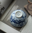 TeaCup Ceramic KungFu Tea Set Antique Blue - and - White Porcelain Dragon Pattern Cup Chinese Teaware Mug Office Drinkware 150ml - China Tea Store