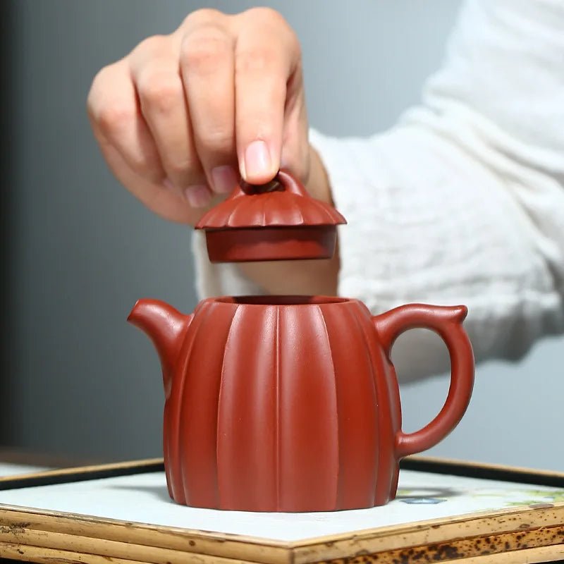 Teapot Yixing Purple Clay Xi Shi Teapot Dahongpao Tea Set Famous Home Handmade Kettle Tea Ceremony Accessories 190ml - China Tea Store