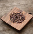 Traditional Walnut Tea Tray Teapot Teacup Solid Wood Tray Mat Office Coffee Cup Trays Home Tea Ceremony Accessories - China Tea Store