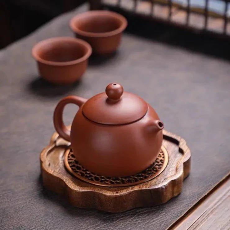 Traditional Walnut Tea Tray Teapot Teacup Solid Wood Tray Mat Office Coffee Cup Trays Home Tea Ceremony Accessories - China Tea Store