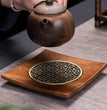 Traditional Walnut Tea Tray Teapot Teacup Solid Wood Tray Mat Office Coffee Cup Trays Home Tea Ceremony Accessories - China Tea Store