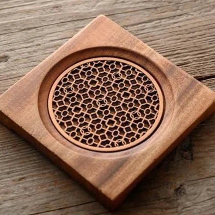 Traditional Walnut Tea Tray Teapot Teacup Solid Wood Tray Mat Office Coffee Cup Trays Home Tea Ceremony Accessories - China Tea Store