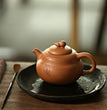 Yishuitang Yixing raw ore purple clay teapot tea set pure manual Duan clay gourd teapot - China Tea Store