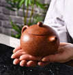 Yixing genuine purple clay Shih Tzu pot Handmade raw ore dragon blood sand teapot，Chinese Kung Fu tea set gift pot 230 cc - China Tea Store