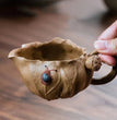 Yixing Purple Clay Fair Cup Handmade Master Cup Creative Lotus Leaf Shape Teacup Raw Ore Section Clay Tea Set Home Drinkware - China Tea Store