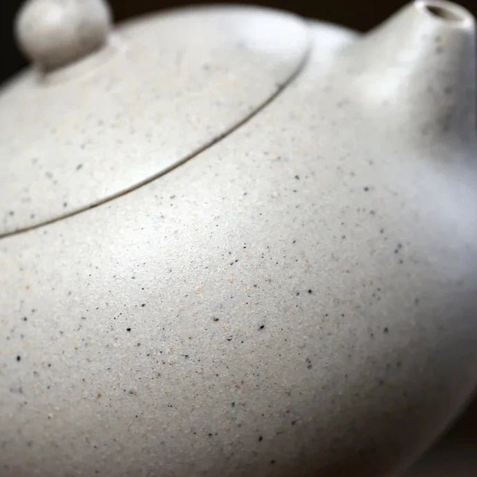 Yixing Purple Clay Pot Raw Ore Handmade Teapot Pottery Shunqing Seven - Star White Jade Section Xishi - China Tea Store