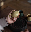 Yixing Purple Clay Pot Tea Set, Benshan Green Mud, Xu Yuefeng, Pure Handmade, Fully Small Xishi Pot, Capacity - China Tea Store