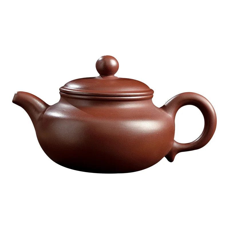 Yixing Purple Clay Pot with Stainless Steel Tea Filter Kung Fu Tea Set Antique Pot 250ML - China Tea Store