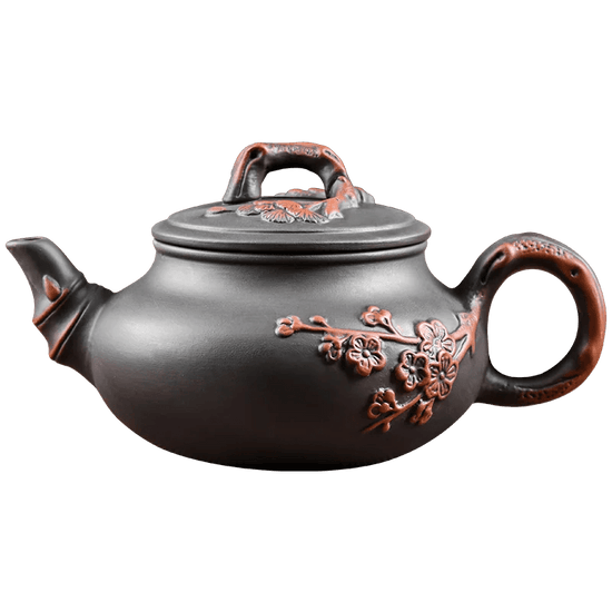 Yixing - Purple Clay Teapot and Teacup Set, Large Capacity, Clay Plum Blossom Pot, Kungfu Tea Set - China Tea Store