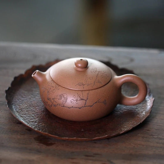 Yixing purple clay teapot pure manual Duan Ni Bian Xishi household tea making handle Xishi Teapot Tea Set raw material - China Tea Store