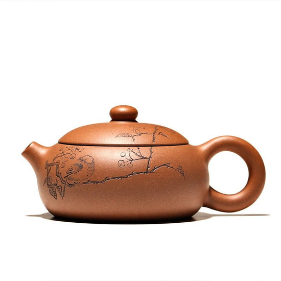 Yixing purple clay teapot pure manual Duan Ni Bian Xishi household tea making handle Xishi Teapot Tea Set raw material - China Tea Store