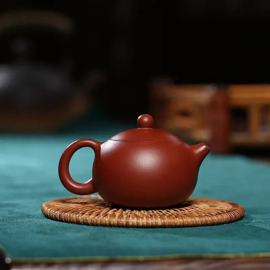 Yixing Purple Clay Teapots 90ml Authentic Dahongpao Xishi Tea Pot Ball Hole Filter Kettle Handmade Small Capacity Kung Fu Set - China Tea Store