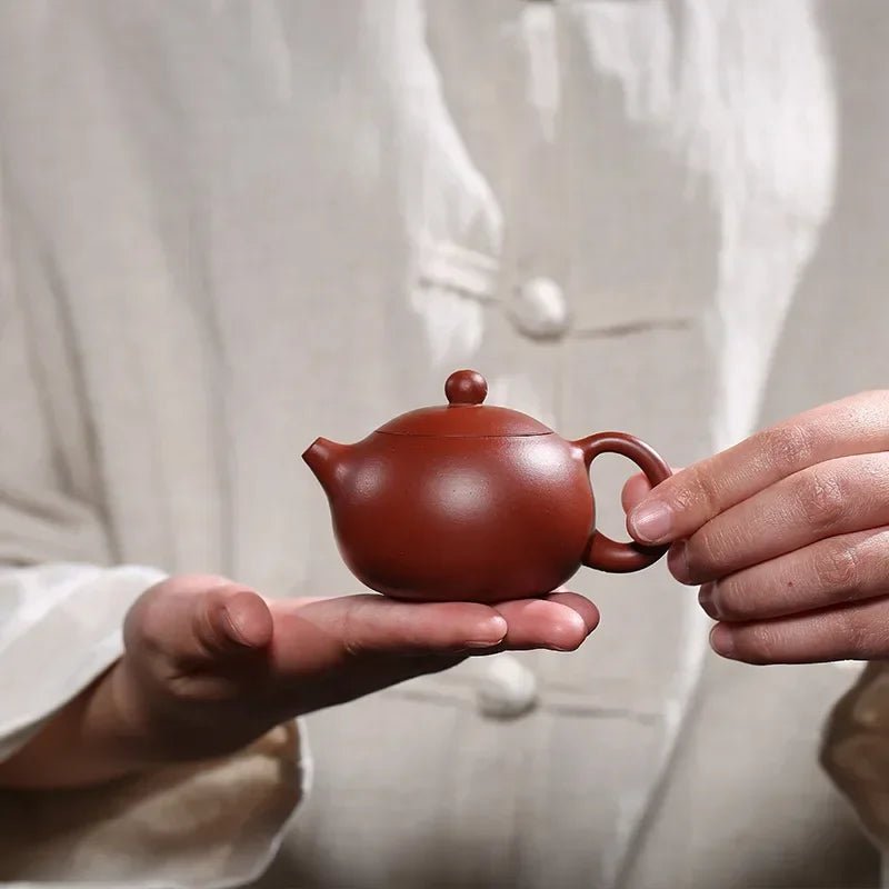 Yixing Purple Clay Teapots 90ml Authentic Dahongpao Xishi Tea Pot Ball Hole Filter Kettle Handmade Small Capacity Kung Fu Set - China Tea Store