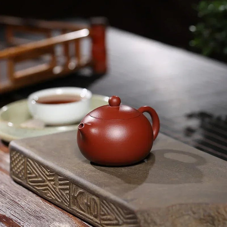 Yixing Purple Clay Teapots 90ml Authentic Dahongpao Xishi Tea Pot Ball Hole Filter Kettle Handmade Small Capacity Kung Fu Set - China Tea Store