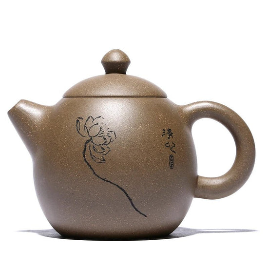 Yixing Tea Pot Dragon Egg Purple Clay Teapot Beauty Kettle Raw Ore Handmade Tea Set Authentic Chinese Tea Ceremony Drink Set - China Tea Store