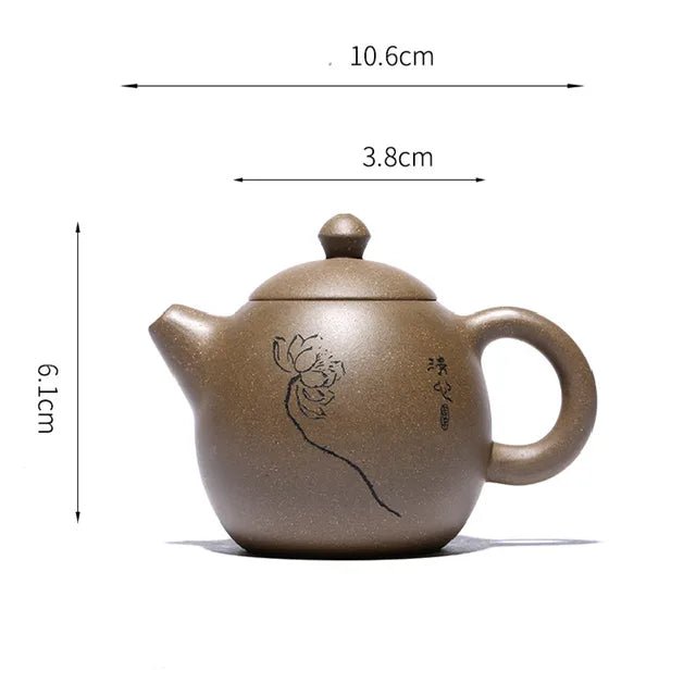 Yixing Tea Pot Dragon Egg Purple Clay Teapot Beauty Kettle Raw Ore Handmade Tea Set Authentic Chinese Tea Ceremony Drink Set - China Tea Store