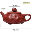 Yixing Tea Pot Handmade Golden Toad Purple Clay Teapot Beauty Kettle Raw Ore Dahongpao Teaware Chinese Tea Ceremony Gifts 160ml - China Tea Store